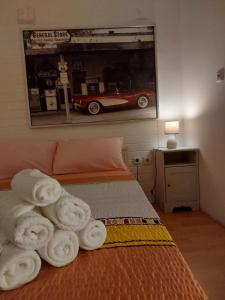 Postel nebo postele na pokoji v ubytování Apartment Stella