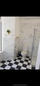 Vannituba majutusasutuses Adams Townhouse