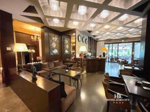 Posezení v ubytování Hotel Doro City