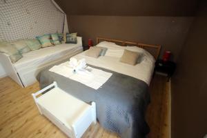 Postel nebo postele na pokoji v ubytování Chambre d'hôte Blankenberge