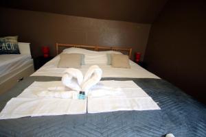 Postel nebo postele na pokoji v ubytování Chambre d'hôte Blankenberge