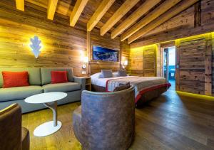Istumisnurk majutusasutuses Nendaz 4 Vallées & SPA 4* Superior