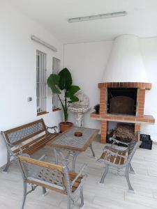 Posezení v ubytování Suite Poblamar