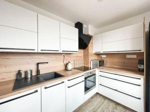 Кухня или мини-кухня в Krásný zrekonstruovaný byt 3+1
