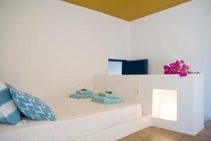 Postel nebo postele na pokoji v ubytování Hidesign Athens Villa In Sounio
