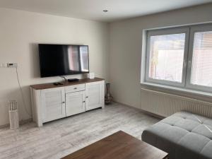 TV a/nebo společenská místnost v ubytování Rodinný dom Auris
