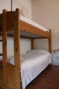 a bedroom with two bunk beds in a room at Agriturismo Il Buonvicino in Cassine