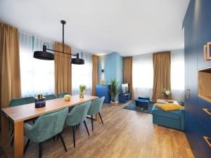 Χώρος καθιστικού στο Seebrücke Heringsdorf - Appartement mit 1 Schlafzimmer und Balkon S16