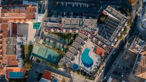 an overhead view of a city with buildings at Muthu Oura Praia Hotel in Albufeira