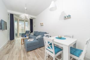 Posezení v ubytování La barca apartments
