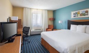 TV a/nebo společenská místnost v ubytování Fairfield Inn & Suites Temple Belton