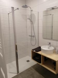 Ein Badezimmer in der Unterkunft LE 1 " GÎTES TOUT CONFORT à COLMAR CENTRE"