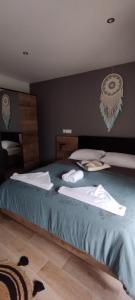 Postel nebo postele na pokoji v ubytování Spartines home