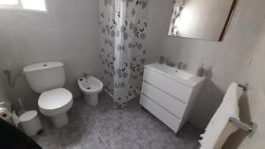 Koupelna v ubytování Casa Los García