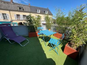 Zahrada ubytování Le Gambetta, Bel appartement lumineux en plein centre-ville à Fourchambault