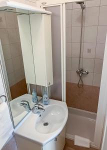 Koupelna v ubytování Haus Lupić