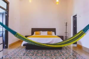 Postel nebo postele na pokoji v ubytování Casa en Zona Centro, Campeche. + 25 fotografií