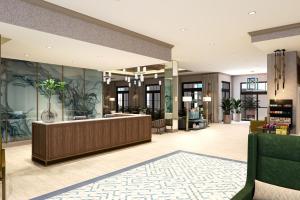 Lobbyn eller receptionsområdet på Hotel Indigo - Panama City Marina, an IHG Hotel