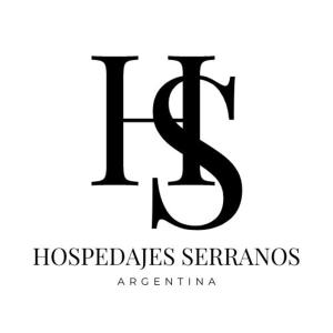 un logotipo para hoséctorias serums argentina en Hospedajes Serranos, Cabañas Aaron, solo acepto reservas por privado en Villa Las Rosas
