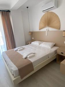 Postel nebo postele na pokoji v ubytování Likya Apart Kaş