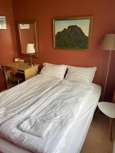 Postel nebo postele na pokoji v ubytování Mánagisting Guesthouse