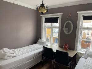 Postel nebo postele na pokoji v ubytování Mánagisting Guesthouse