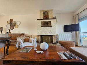TV a/nebo společenská místnost v ubytování KD Country Home