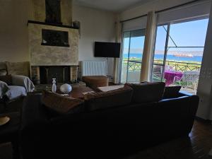 TV a/nebo společenská místnost v ubytování KD Country Home