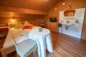 TV a/nebo společenská místnost v ubytování Haus Waldrast