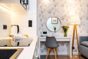 Część wypoczynkowa w obiekcie Apartamenty Usteckie