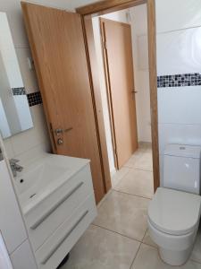 Koupelna v ubytování Villa Adria