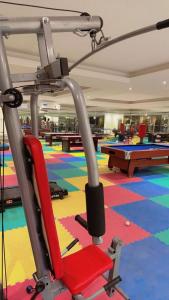 Fitness centrum a/nebo fitness zařízení v ubytování سويت ابحر سكن خاص SUITE OBHUR private accommodation