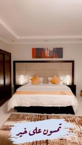Postel nebo postele na pokoji v ubytování سويت ابحر سكن خاص SUITE OBHUR private accommodation