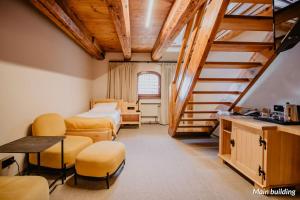 Posezení v ubytování Hotel Spichrz