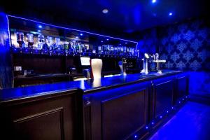 The lounge or bar area at The Carlton Hotel 