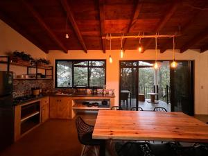 Cucina o angolo cottura di Cabaña El Encanto