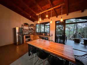Cucina o angolo cottura di Cabaña El Encanto