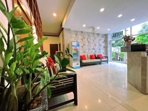 Posezení v ubytování Hotel Baya Phuket