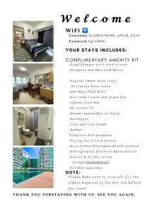 a collage of photos of a flyer for aominium at The Residences at Commonwealth by Century in Manila