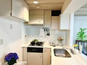 Nhà bếp/bếp nhỏ tại shibuya center -Max 5p-家庭公寓-车站7分-直达新宿涉谷六本木银座
