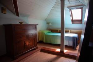 Postel nebo postele na pokoji v ubytování MAGIA & EMOZIONI - Trecastagni- Falde ETNA Villa vista mare