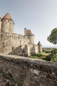 an old castle with a wall at Carcassonne mon amour in Carcassonne