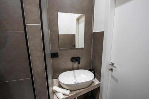 Koupelna v ubytování Astroom apartments