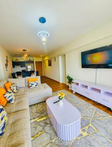 Istumisnurk majutusasutuses Armonia 2 Bdrm Apt/Gym/Poolview/Wi-Fi/Netflix