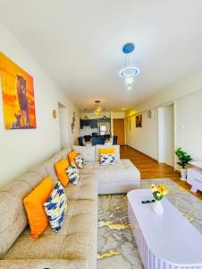 Istumisnurk majutusasutuses Armonia 2 Bdrm Apt/Gym/Poolview/Wi-Fi/Netflix