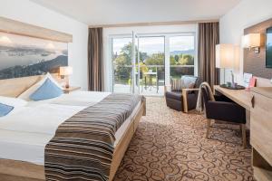 Voodi või voodid majutusasutuse Seehotel Das JO toas