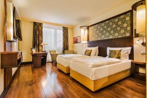 Uma cama ou camas num quarto em Hotel Savannah