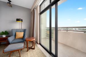 Balcony o terrace sa Ausotel Smart Baiyun International Airport T2