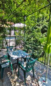 Vrt pred nastanitvijo Apartments Aleksandra