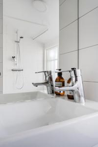 Koupelna v ubytování Hotell MAVI